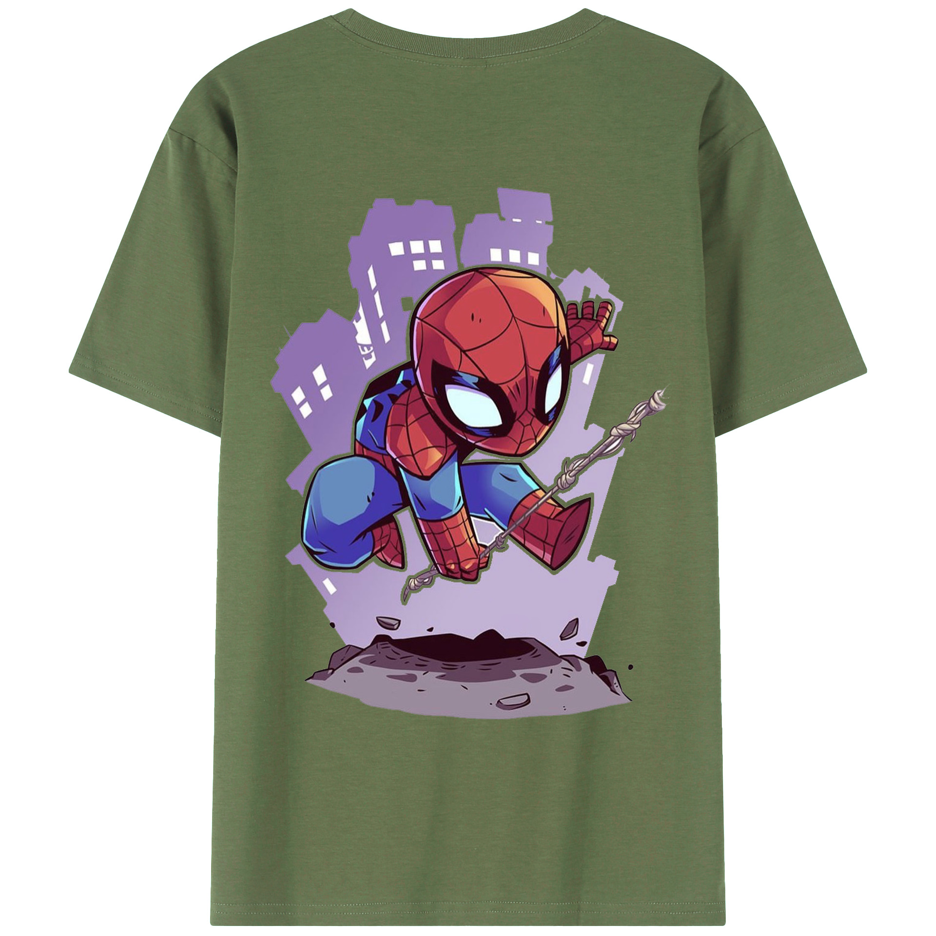 （画像用） アベンジャーズ The Avengers 綿100％ メンズ半袖Tシャツ（バックプリント） 通気性